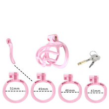 Load image into Gallery viewer, Pink Resin Chastity Belt For Sissies