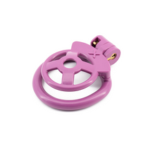 Load image into Gallery viewer, Tiny Flat Purple Chastity Belt