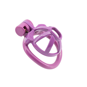 The Beta Denier Micro Resin Chastity Device Purple Version