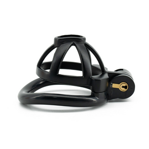 The Beta Denier Micro Resin Chastity Device Black Version