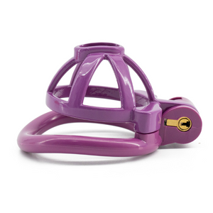 Sissy Purple Chastity Cage For Betas