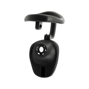 Black Inverted Cock Cage With Ball Separator