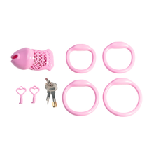 Load image into Gallery viewer, Pink Beginner Chastity Cage