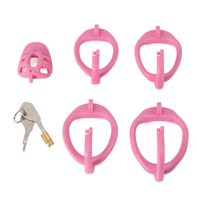 Load image into Gallery viewer, Resin Chastity Belt With Large Ball Separator Base Rings