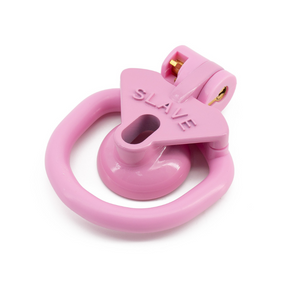 Tiny Pink Chastity Belt For Sissies and Slaves