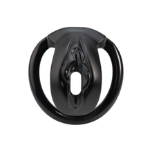 Load image into Gallery viewer, The Pussy Cage: Vagina Shaped Chastity Cage Black Cage