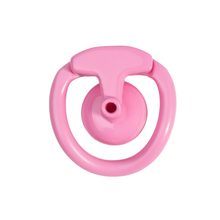 Load image into Gallery viewer, The Pussy Inverter Pink Inverted Resin Cock Cage Pink Positive Size