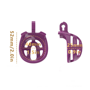 Micro Purple Chastity Belt For Sissies