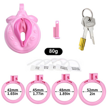 Load image into Gallery viewer, Small Pink Chastity Cage