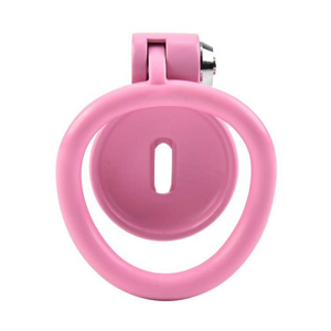 Pink Pussy Shaped Chastity Cage