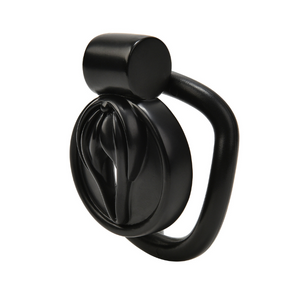 Black Pussy Shaped Chastity Cage