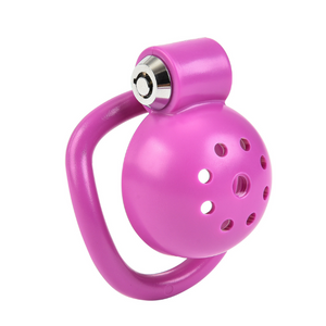 The Sissy Nub: Micro Chastity Cage For Betas Purple