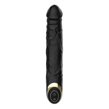 Load image into Gallery viewer, 8 Inch Realistic Large Vibrating Black Dildo - BBC Lovers