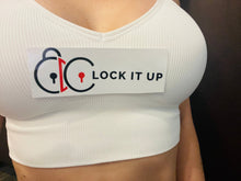 Load image into Gallery viewer, Cuck In Chastity &quot;Lock It Up&quot; branded stickers! Mistress
