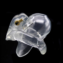 Load image into Gallery viewer, Clear resin chastity cage