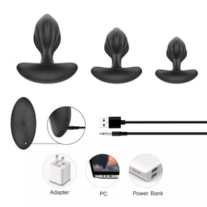 Remote Control Vibrating Butt Plug Set For Beginners