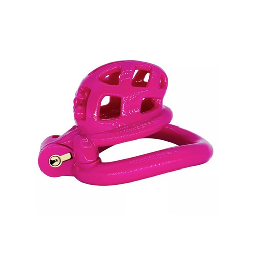 Cuckold Nub Purple - Mini Size: Micro Resin Cock Cage