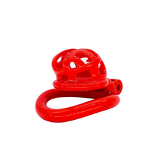Load image into Gallery viewer, Micro Red Plastic Cock Cage