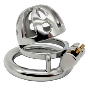 Extra Small Steel Chastity Cage For Sissies