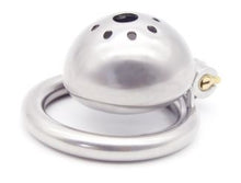Load image into Gallery viewer, Smallest steel chastity cage