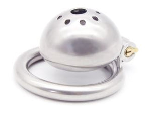 Smallest steel chastity cage
