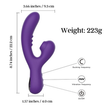 Load image into Gallery viewer, Small Purple Rabbit Vibrator For Women &amp; Sissies