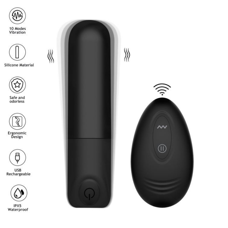 Mini Rocket - Remote Control Bullet Vibrator Cuck In Chastity Mini Rocket - Remote Control Bullet Vibrator Cuck In Chastity