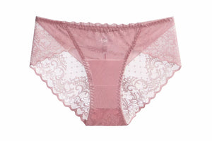 Dark Pink Mesh Sissy Panties