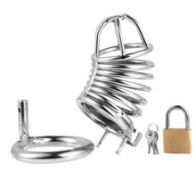 Load image into Gallery viewer, small metal chastity cage