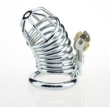 Load image into Gallery viewer, stainless steel chastity cage