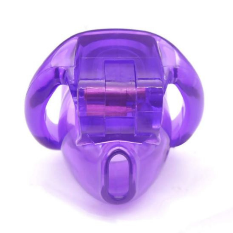 Purple Nub - Micro Resin Chastity Cage (0.98 in)