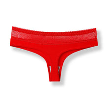 Load image into Gallery viewer, Red Sissy Thong Panties For Men