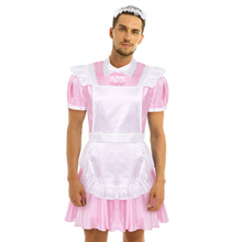 Load image into Gallery viewer, Pink French Maid 3 Piece Costume Set