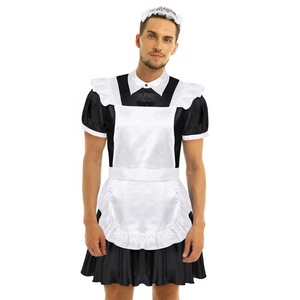 3 Piece French Maid Costume For Men