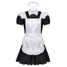 Load image into Gallery viewer, Sissy Angelina: Black French Maid Sissy Set (3 Piece Set)