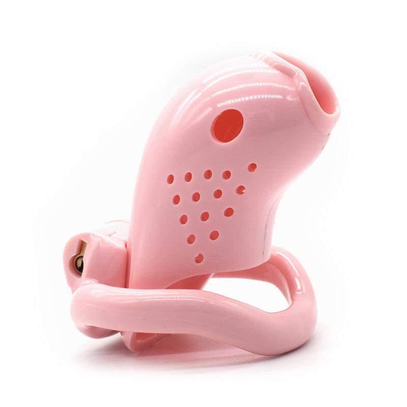 Pink Resin Chastity Cage