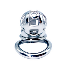 Load image into Gallery viewer, Teensy Dungeon - Micro Steel Chastity Cage (1.58 in)