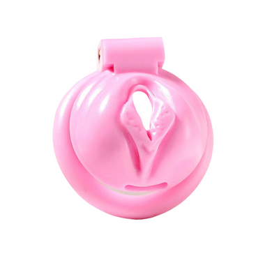 The Cuck Denier Pink Resin Chastity Cage