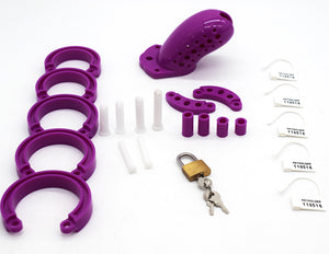 Purple Plastic Chastity Device