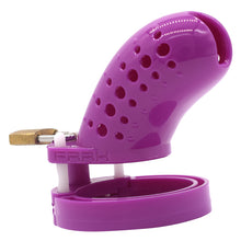 Load image into Gallery viewer, Purple Chastity Cage For Sissies
