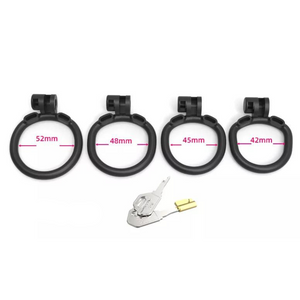 4 Ring Sizes For The Cuckold Dream Chastity Device