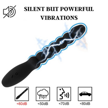 Load image into Gallery viewer, Quiet Vibrating Anal Bead Set
