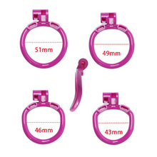 Load image into Gallery viewer, Purple Chastity Cage For Men
