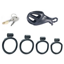 Load image into Gallery viewer, Black Chastity Cage For Men