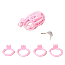 Load image into Gallery viewer, Sissy Pink Chastity Device