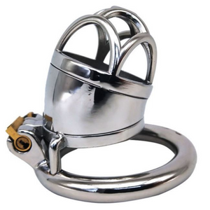 Stainless Steel Male Chastity Belt