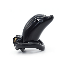 Load image into Gallery viewer, Black Resin Chastity Cage