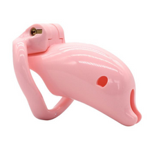 Load image into Gallery viewer, Pink Plastic Chastity Device